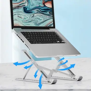Bærbare Stå Bærbare Stabil Folde Tablet-holder Til Ipad Laptop Varmeafledning ABS Plast Computer Beslag Dropshipping