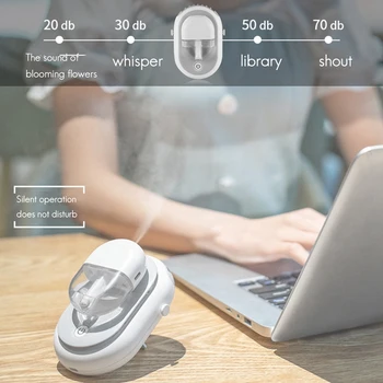 Bærbare Søde Hængende Fan USB Personlige Mini Fan Halskæde 3 Hastighed Mute-Aircondition Køler for Offentlig Kontor Rejse
