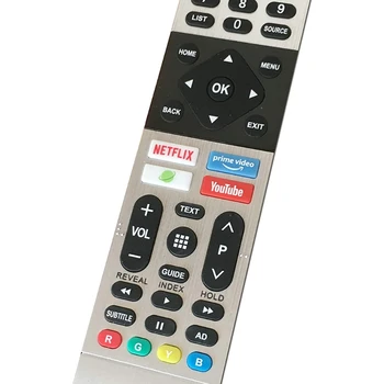 Bærbare TV-Fjernbetjeningen, for Skyworth Smart TV 539C-268920 - W010 TB5000 UB5500 UB5100 Let at Bruge Sort