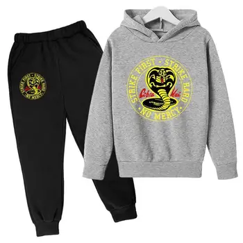 Børns hoodie bukser, der passer Cobra Kay hoodie drenge og piger, tøj toppe trykt sportstøj hurtig levering gratis