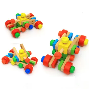 Børns træ-form kognition indlagt byggesten form matchende pædagogisk legetøj