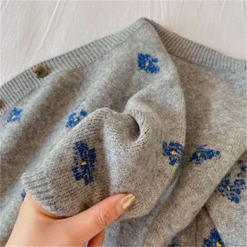 Børns trøjer 2021 efteråret nye produkter for drenge og piger broderet cardigan baby sweater mode jakke