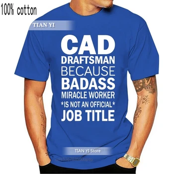 CAD-Ordfører Mænd Sort T-shirt Besættelse Sjove AutoCad Revit Solidworks