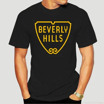 Camiseta de Beverly Hills para amas de casa, playera clásica con vivo grande de BEV HILLS