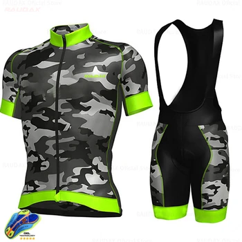 Camouflage Cykling Jersey sat 2020 Team Bike Kit MTB Mountainbike Maillot Ropa Ciclismo Triathlon, Cykling Tøj der passer