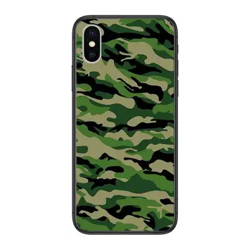 Camouflage Mønster Camo Military Hær Sort Billige Real Blødt TPU Telefonen Tilfælde Til Huawei Honor 9X 9I 9A 8X 8S 20S 20i 20 Pro V40