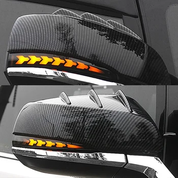 Car Rear View Rearview Side Glas Spejl Cover Frame Trim Side Spejl Caps for Toyota Alphard 2016-2021