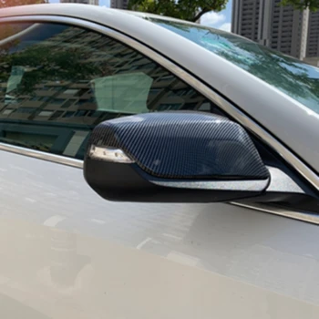 Carbon Fiber ABS Bagerste Se Side Spejl Dæksel, og Udskift for Chevrolet Malibu 2016-2021