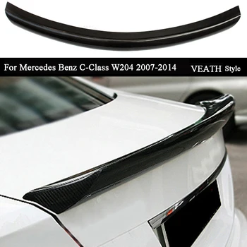 Carbon Fiber Bageste Bagagerummet Spoiler Til Mercedes Benz C-Klasse W204 2007 2008 2009 2010 2011 2012 2013 VEATH Stil
