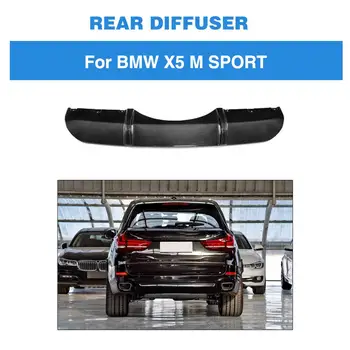 Carbon Fiber Bageste Læbe Diffsuer for BMW F15 X5 M-sport - 2018 M-Tech Car Styling Bageste Kofanger Læbe Spoiler