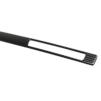 Carbon Fiber Dashboard kopholder Dekoration Strimler Trim Klistermærker på For-BMW 3-Serie E90 E92 2005-2012 VENSTRESTYREDE