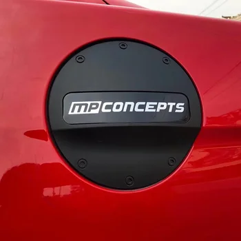 Carbon Fiber Mønster Bil Brændstof Tank Cap Cover til Ford Mustang 15-20 Dekoration Ændring Tilbehør