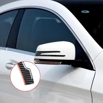 Carbon Fiber Rear View Mirror, Anti - Kollision Strip Gnide Strip For ABCE Klasse Bil bakspejl Anti - Rub-Ede Strimler