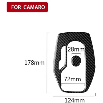 Carbon Fiber Sticker Bil Gear Shift Panel Dækker Trim for Chevrolet Camaro 2016 2017 2018 2019 2020 Tilbehør