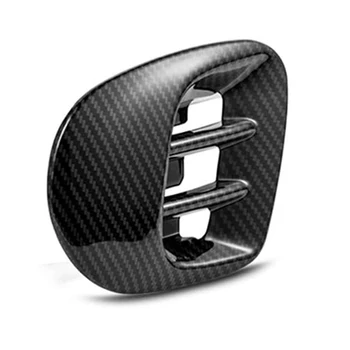 Carbon Fiber til Mercedes-Benz, Smart Fortwo Bageste Air Outlet Dekorativ Ramme Mærkat 3D luftudtag Beskyttelse Cover