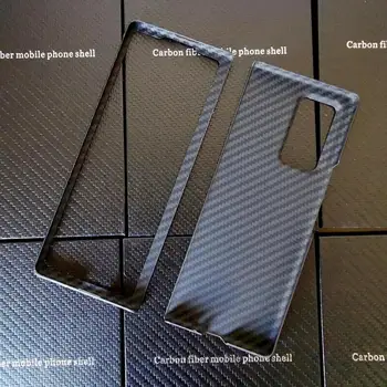 Carbon Fiber Ultra Tynd Telefon taske Til Samsung Z-fold Carbon Cover etui Fast Fiber Telefon 2 W0B3