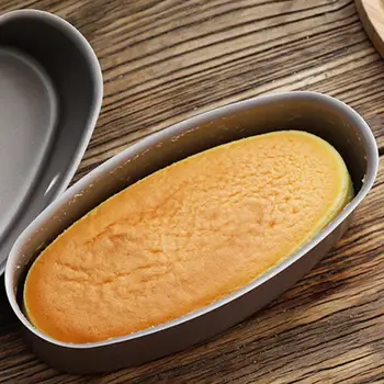 Carbon Stål Oval Formede Brød Bagning Retter Non-stick brødform Ost, Kage, Toast Pan-Brød Formen Kage form for Køkken Tilbehør