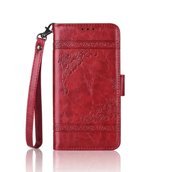 Card Wallet Læder taske til OnePlus 6T A6010 6 A6003 Tilfælde Fundas Tilfælde med Rem Blød TPU Back Cover