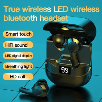 CARPRIE(CARPRIE) Hovedtelefon Nye Og Høj Kvalitet Bluetooth-Headset Bluetooth Headset Stereo Stereo Digital Display 2021