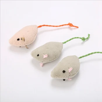 Cat mouse toy Mix Pet Scratching Mice Cats Toys Fun Plush Mouse Cat Toy For Kitten Color Random 6pcs/lot