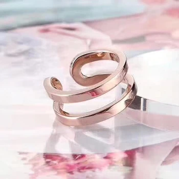 Charme luksus mærke ring. Åben par mode par ring. Årsdagen for engagement bryllup formål
