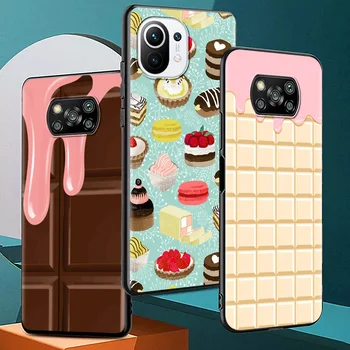 Chokolade bar Tegnefilm Smartphone Tilfældet For xiaomi mi 11 Ultra 10 10T 9T Pro 10S 8 Lite A3 Cover TPU Shell Blød Funda