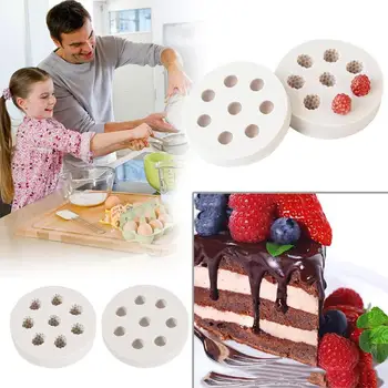 Chokolade Kager Af 3D-Hindbær-Blåbær Form Silikone Formen Sugarcraft Bagning Af Kage Udsmykning Mould Kage Værktøjer