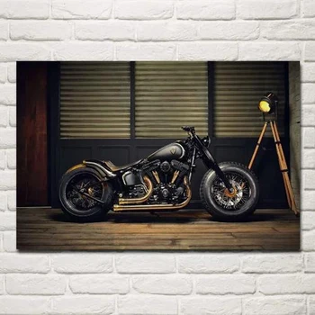 Chopper motorcykel Hot Rod Væg Maleri på Lærred Plakater og Prints Cuadros Væg Kunst Billeder Til stuen Home Decor