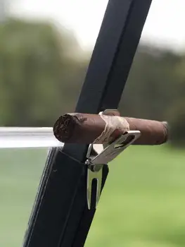Cigar Indehavere Cigar Klip For Golfspillere, Kan Klippes Rustfrit Stål Foldabler Cigaret Vise Hylde Cigar Stå Rack