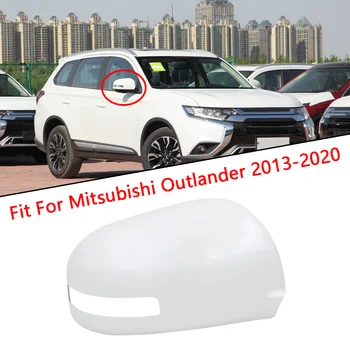 CITALL Bilen, Hvide Dør Side set bagfra sidespejl Hætten Passer Til Mitsubishi Outlander 2013-2016 2017 2018 2019 2020