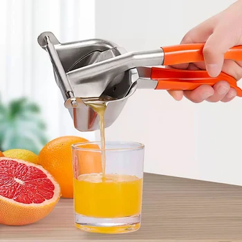 Citrus Tryk på Manual Saftpresser i Rustfrit Stål Lemon Squeezer Juicer, til Frugt Orange Køkken Værktøj Tilbehør