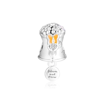 CKK Passer til Pandora Armbånd Charms 925 Oprindelige Sterling Sølv Blomstrende Vandkande Perler Kvinder DIY Smykker at Gøre Bijoux Femme