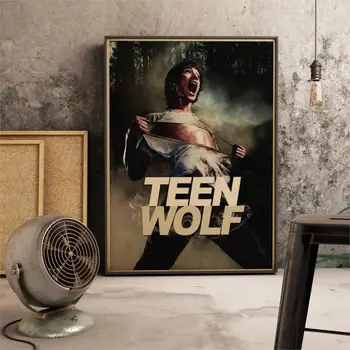 Classic Film Teen Wolf Retro Plakat Kunst, Indretning, Stue Slaapkamer Sofa Muur Indretning Foto Kwaliteit Lærred Schilderij Home Decor
