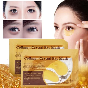Collagen Crystal Ansigt Eye Gel Mask For Øjet Poser Rynker, Mørke Rande Eye Pads Hudpleje Eyelash Patch Vipper Udvidelse Maske