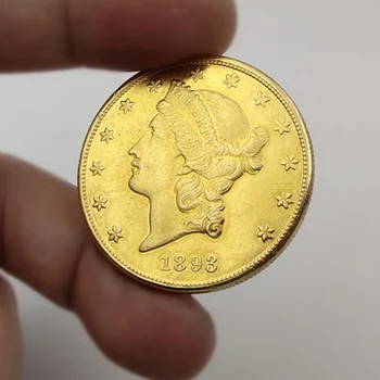 Collector ' s Edition American Eagle Erindringsmønter i Guld Kobber Magneter Suger Ikke