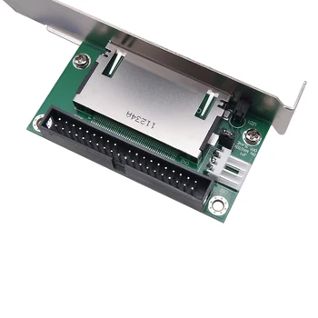 Compact Flash Converter Bootable Adapter, 40-Pin PCI Beslag Bagsiden CF Stik Til IDE