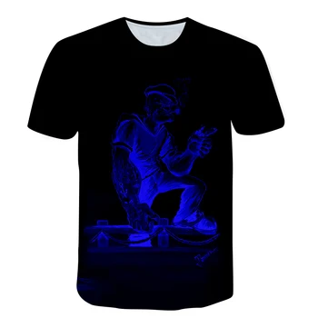 Cool Fashion T-Shirt til Drenge og Piger Popeye 3D-Print T-Shirt til Sommeren Unge kortærmet fodboldtrøjer Producenter Engros