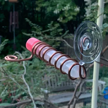 Courtyard bird feeder Røde Bær Kolibri-Arkføderen Vindue Reagensglas