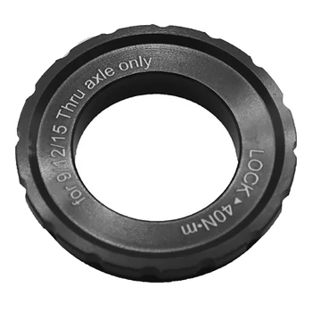 Cykel Center Lock Disc Brake Rotor Hub Lockring til 9mm 12mm15mm Aksel Center Lock Dække Ring