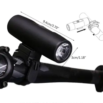 Cykel Lys Regntæt USB-Genopladelige LED-2200mAh MTB Foran Lampen Forlygte Aluminium Ultralet Cykel Lys Lommelygte
