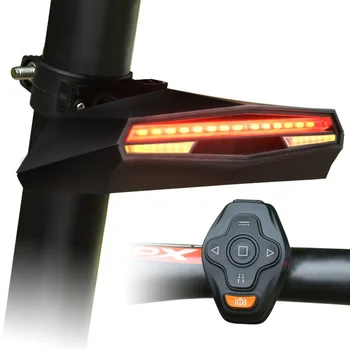 Cykel Lys USB-Genopladelige Cykel baglygten baglygten Intelligent Cykling Tilbehør Fjernbetjening Tænde Lys