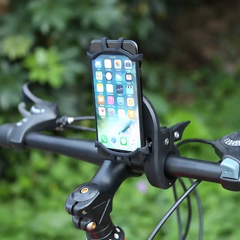 Cykel Styr Telefon Holder til Cykler Mobile GPS-Beslag 360 Roterende Silikone til Udendørs Cyklus Cykling Underholdning