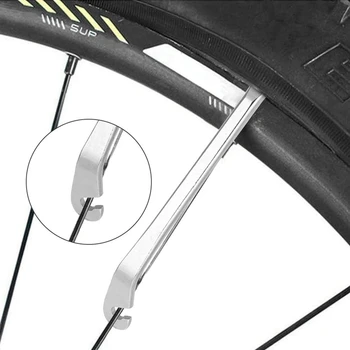 Cykel Tire Repair Kit Ske Strygejern Skiftende Værktøj Indeholder Rustfrit Stål Cykel dækjern, Metal Raspen Fil og Cykel Lapper