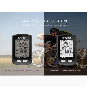 Cykling Computer iGPSPORT IGS10S Trådløst GPS-Speedometer Vandtæt Road Bike MTB Cykel Bluetooth ANT+ AutoBacklight Kilometertæller