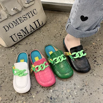 Damer, Sandaler Komfort-lejligheder, Tøfler Sko til Kvinde Shoes De Mujer kvindelige Afslappede Udendørs Sneaker Wedges Hæle Dias