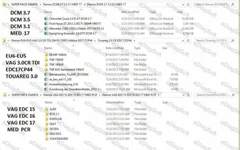 Damos Filer til WinOLS BIG PACK 2 Restere Tuning OP til 10GB Data Bank