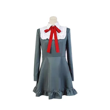 Danganronpa Anime Cosplay Monaka Fuld Sætter Kvinder Og Piger Dress Daglige Uniform Cosplay Kostume Uniform Pige Kjole Halloween Nederdel