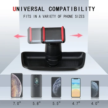Dash Multi-Mount Phone Kit til 2011-2018 Jeep Wrangler JK med opbevaringsboks til Mobiltelefoner Mini Tablets Tilbehør