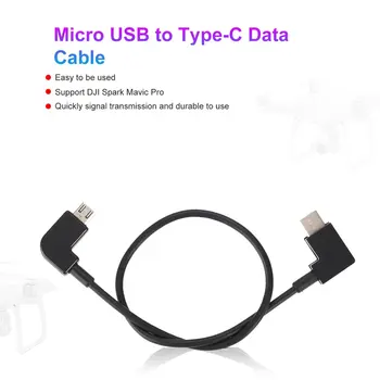 Data Kabel Til DJI Gnist Mavic Pro Platinum Air Controller Micro USB til Type-C-Port-Adapter Linje til Smartphone, Tablet