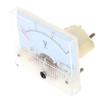 DC 0-30V Holdbare Mini Analog Multimeter Spændingen Panel Meter Tester For Eksperiment eller Brug i Hjemmet Voltimetro